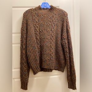 Knox Rose speckled knit sweater, size L